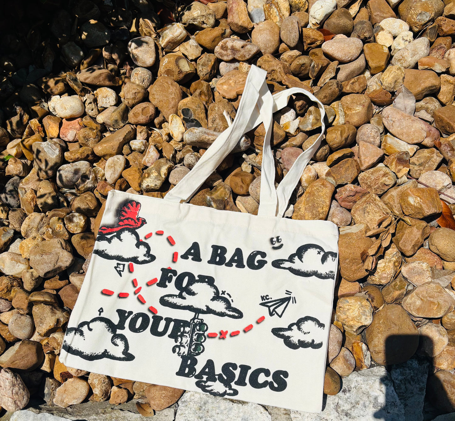 "FOR YOUR BASICS" SMALL TOTE