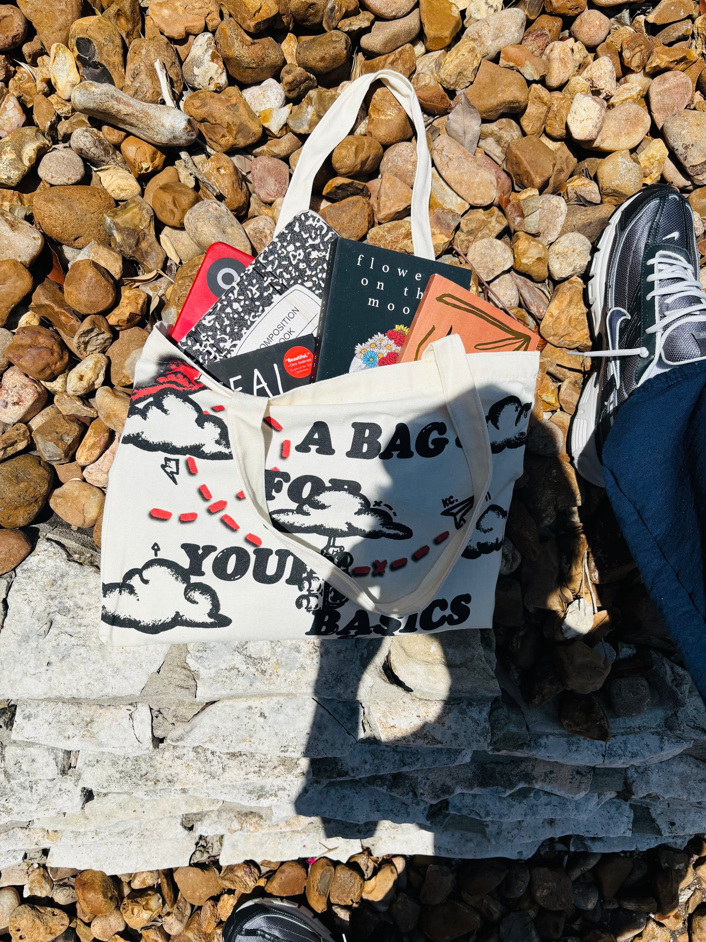 "FOR YOUR BASICS" SMALL TOTE