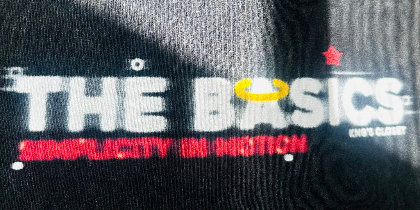 'simplicity in motion' tee
