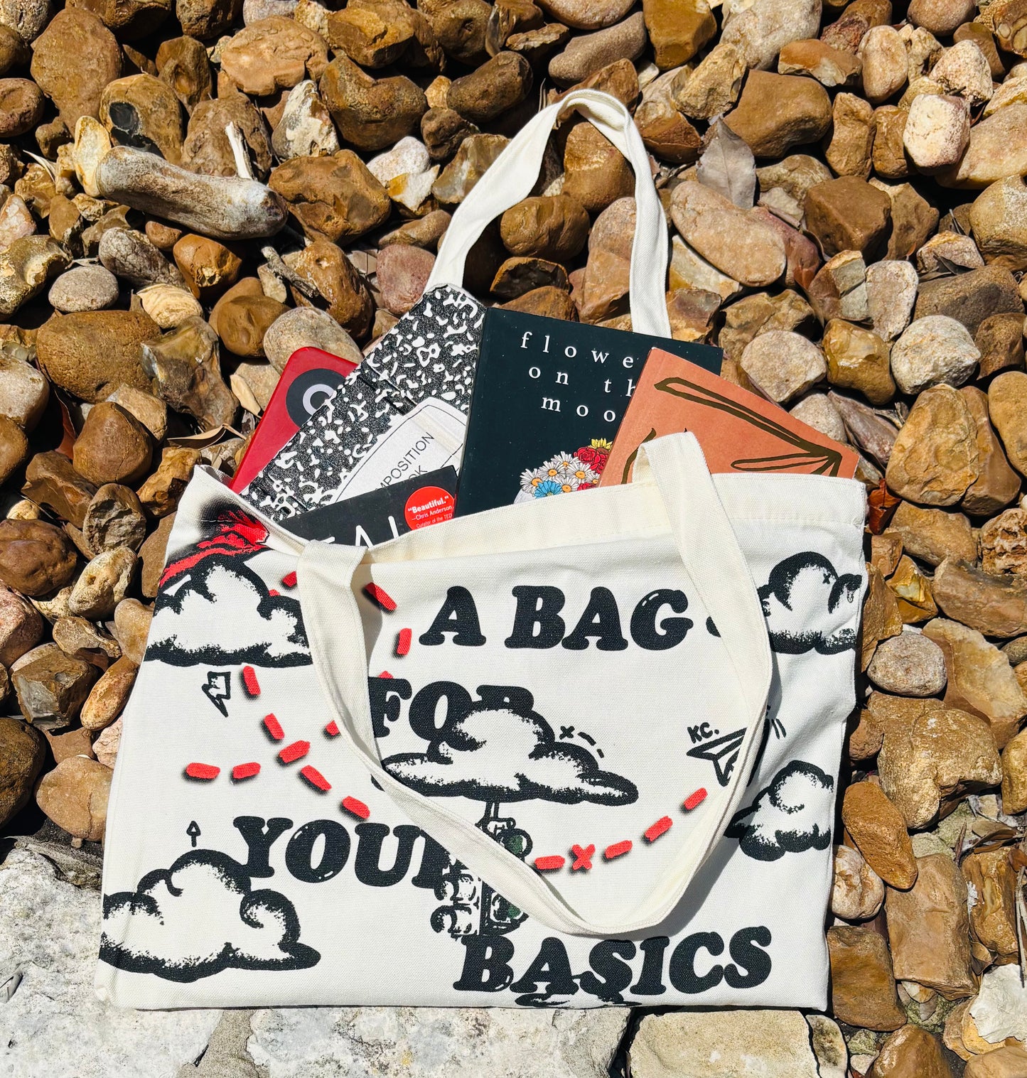 "FOR YOUR BASICS" SMALL TOTE